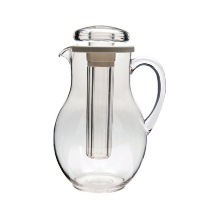 Plastic Pitcher with Ice Tube