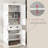 71" Kitchen Pantry Storage Cabinet