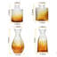 Ensemble de 4 vases en verre rétro en relief-855731535