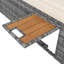 187cm Long Double Chaise with Cushions
