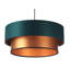 Rivington 1 - Light Black/Silver Drum Pendant-1367904981-1446423867