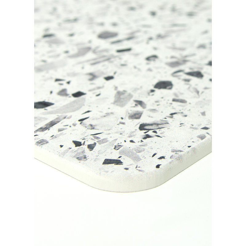 Tapis gris Terrazzo