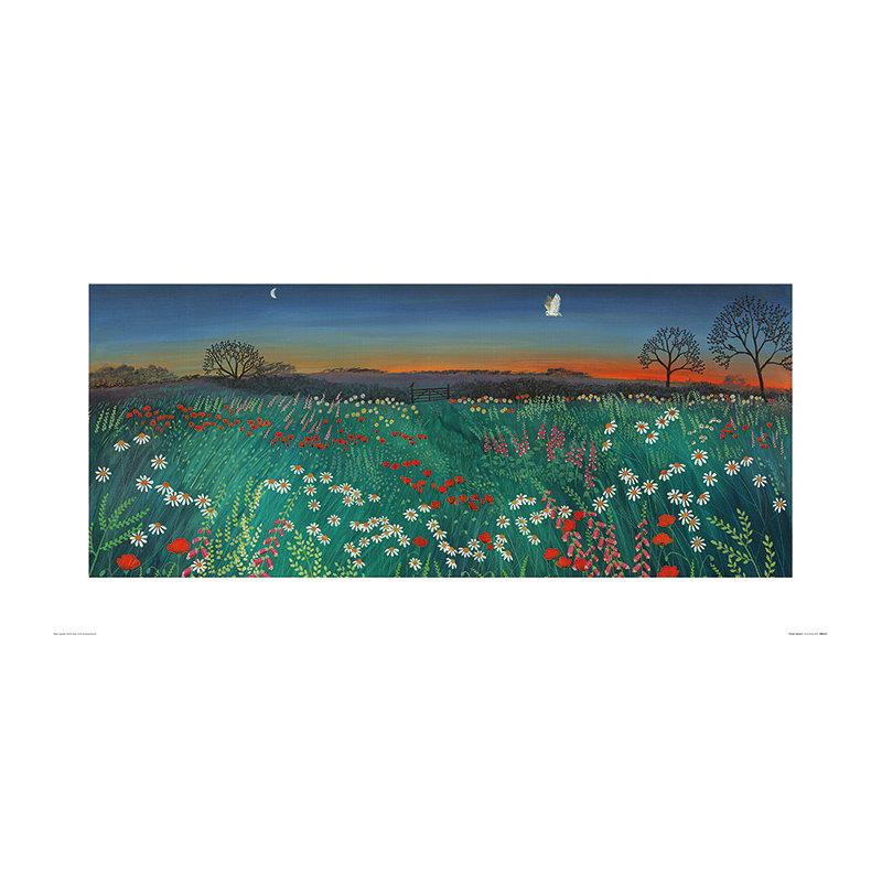 Twilight Meadow - Print, Paper, 50cm H x 100cm W x 0.1cm D