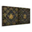 Busy Bee I - ensemble de 2 reproductions d'art sur toile tendue-205258093