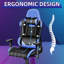 Fauteuil de jeu inclinable ergonomique à haut dossier-418696307