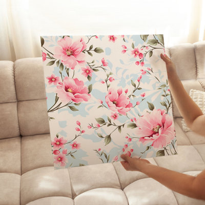 Floral Cottage Flower Symphony Cottage Unframed Art Print
