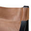Chaise d'appoint en cuir grainé 71,88 cm de large Terry-270213651-270213650