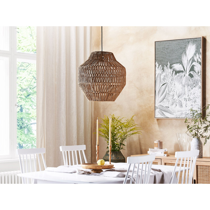 Otego 1 - Light Natural Geometric Pendant