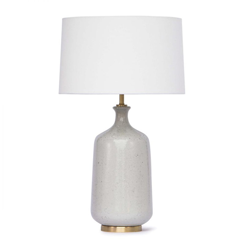 Glace Table Lamp, White