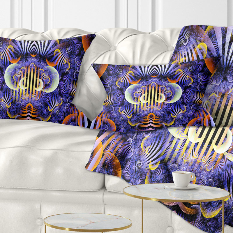 Coussin lombaire magique illustration de motif fée floral