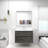 Attallah 35.4'' Single Bathroom Vanity with Acrylic Top-476179272