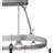 Harmony Metal Handcrafted Oval Hanging Pot Rack