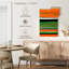 Avery orange et vert abstrait II-108621178