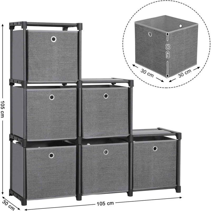 Estee 30 cm W Adjustable Height Shelving Unit