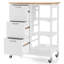 Wood Bar Cart