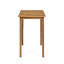 Table de bar d'extérieur carrée en bois-563487577