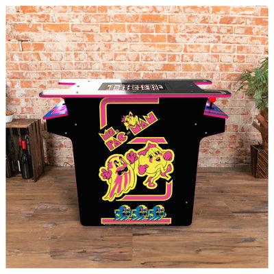 Arcade1Up Ms. Pac-Man 40th Anniversary Head-to-Head Black Series Edition Table