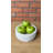 Serrated White Marble Small Bowl