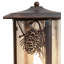 10" Wide Fulton Winter Pine Pier Mount