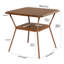Metal Base Dining Table