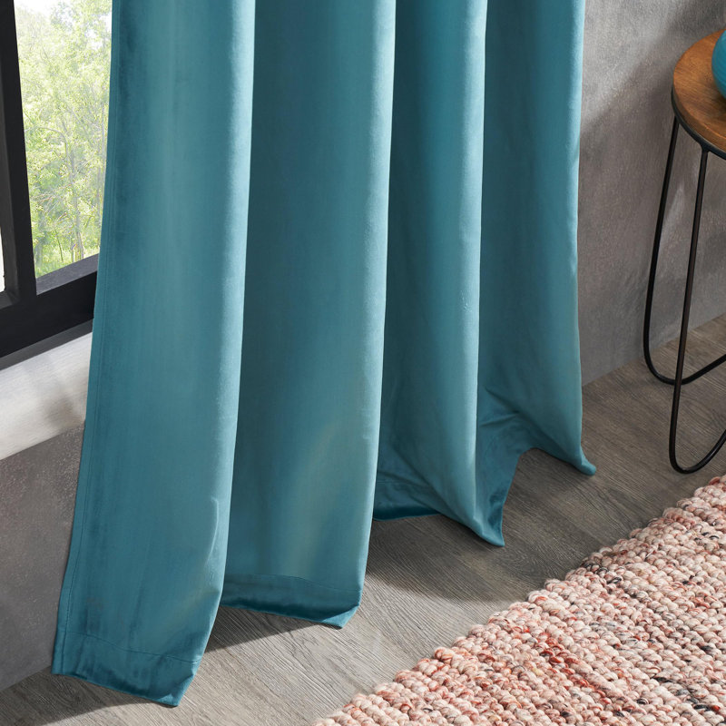 Blackout Curtains for Bedroom  Long for Room Darkening & Living Room Decor (  2 Panels), 52" W x 60" L, Turquoise