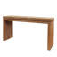 Console 64 "en bois rustique - Table d'entrée élégante avec bordure décorative perlée