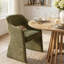 Ensemble de table de salle à manger pour 6 personnes avec table ovale extensible et 6 chaises rembourrées en tissu-1911486584