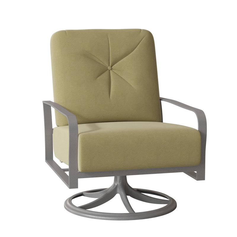 Fremont Outdoor Rocker Chair, Textured Black, Canvas Bird's Eye Sunbrella® Canvas