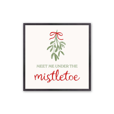 Festive Mistletoe I Print
