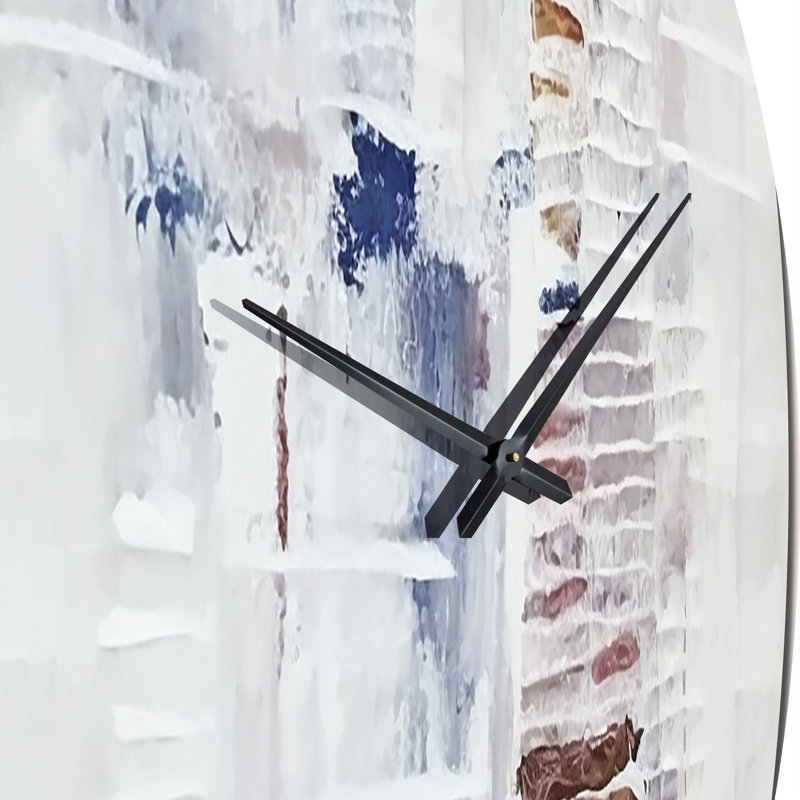 Horloge murale en métal Peaceful Af après-midi, Petit