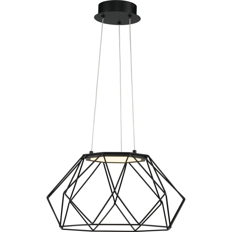 Lustre géométrique unique à 1 lumière Roibin, H 100,8 po x l 17,9 po x P 17,9 po