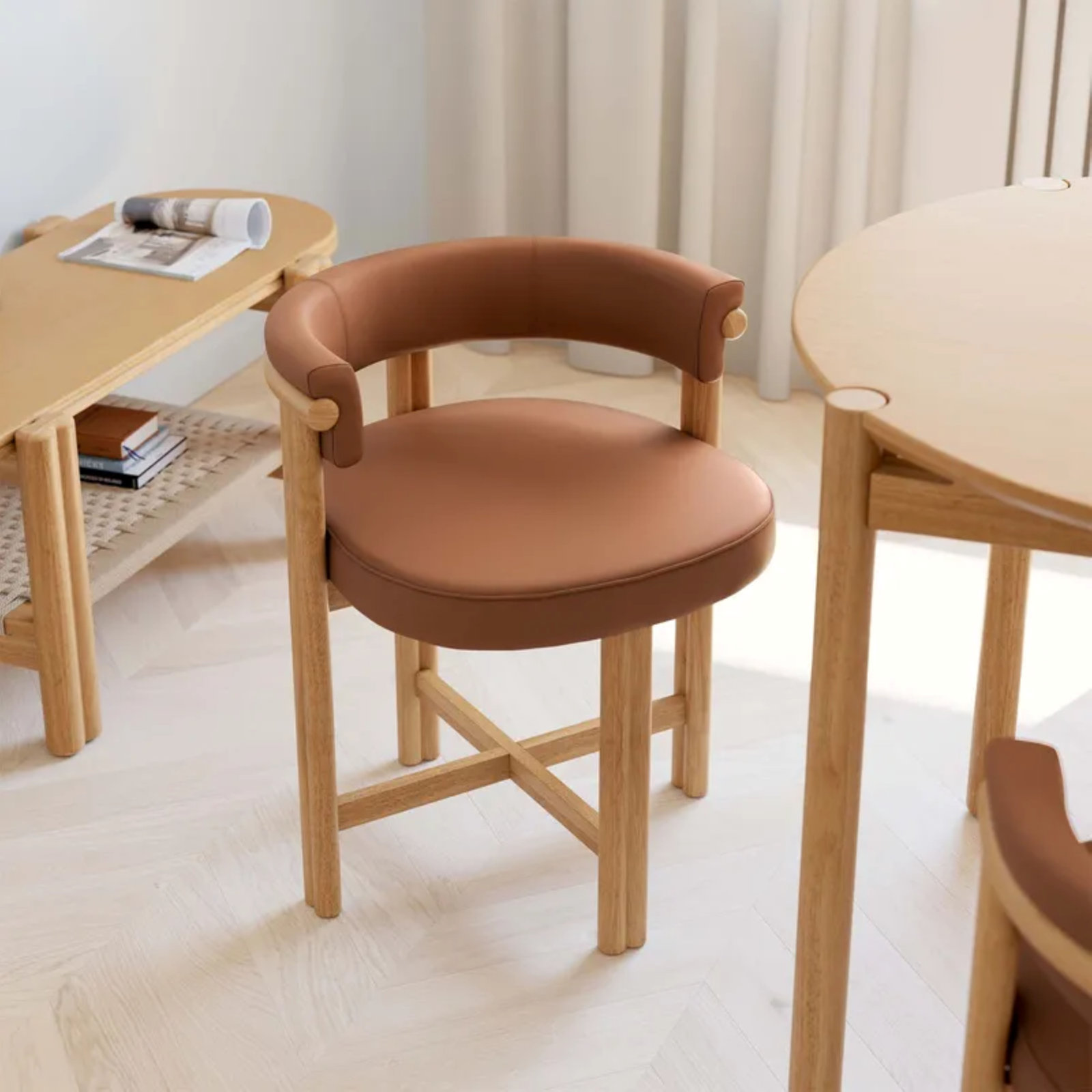 Cabo Genuine Leather Armchair