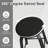26″ Bar Stools,Mid-Century Modern Swivel Upholstered Counter Stool with Soild Wood Leg Frame-1121748929