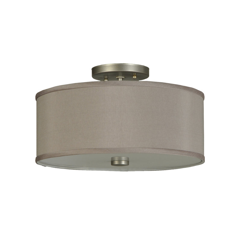 2 - Light Semi Flush Mount