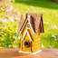 Strader Distressed Solid Wood Villa Decorative Outdoor Garden Birdhouse-1470189611