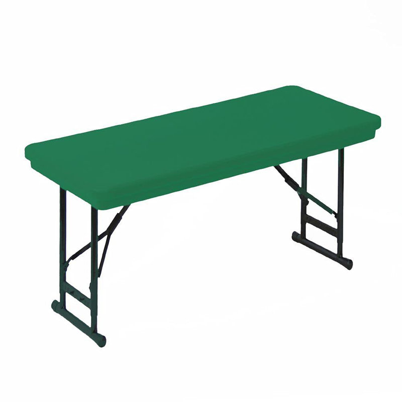 Table rectangulaire pliable à hauteur ajustable 60 po, H 27 po x L 60 po x l 30 po
