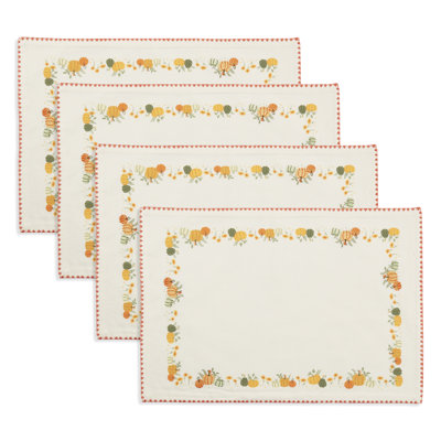 Pumpkin Patch Placemat (Set of 4)