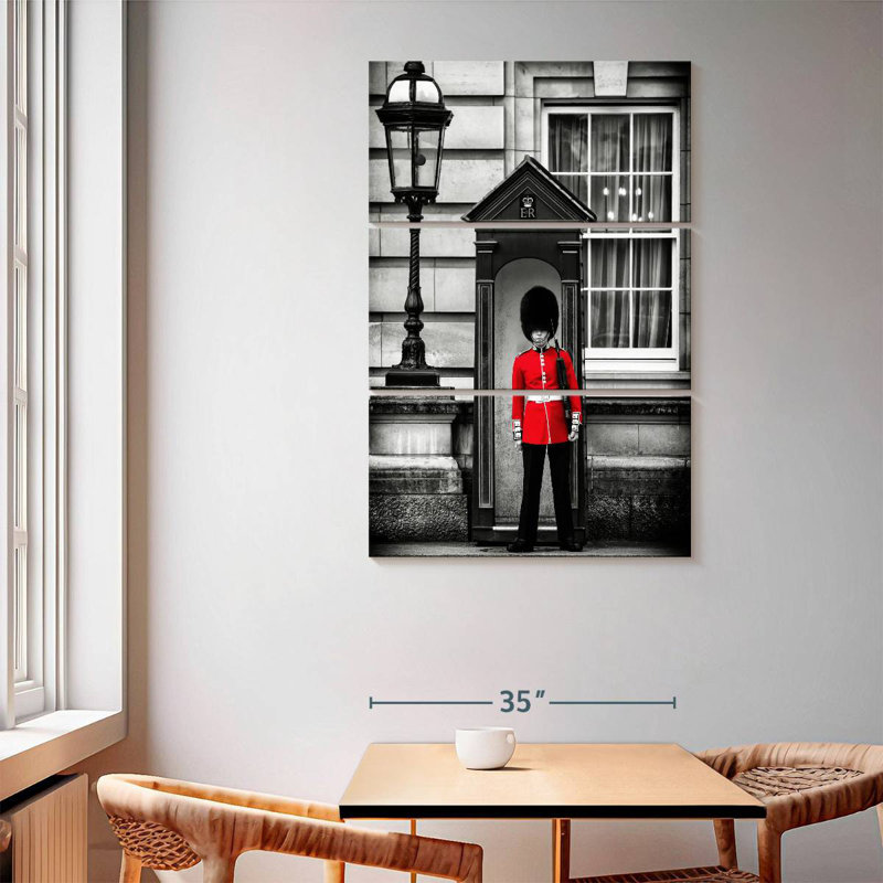 Nicci Buckingham Palace Guard London, 65" H x 42" W