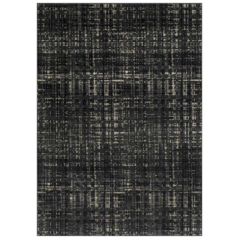 Tapis noir Tadley, Rectangle 5 pi x 7 pi