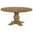 Ingvarda Round Pedestal Dining Table Rustic Smoke