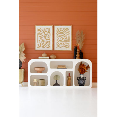Judy 65'' White Console Table
