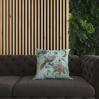 Songbird Rose Radiance Broadcloth Throw Pillow