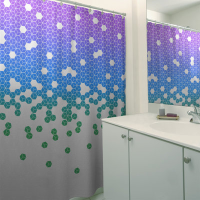 Katelyn Elizabeth Geometric Shower Curtain