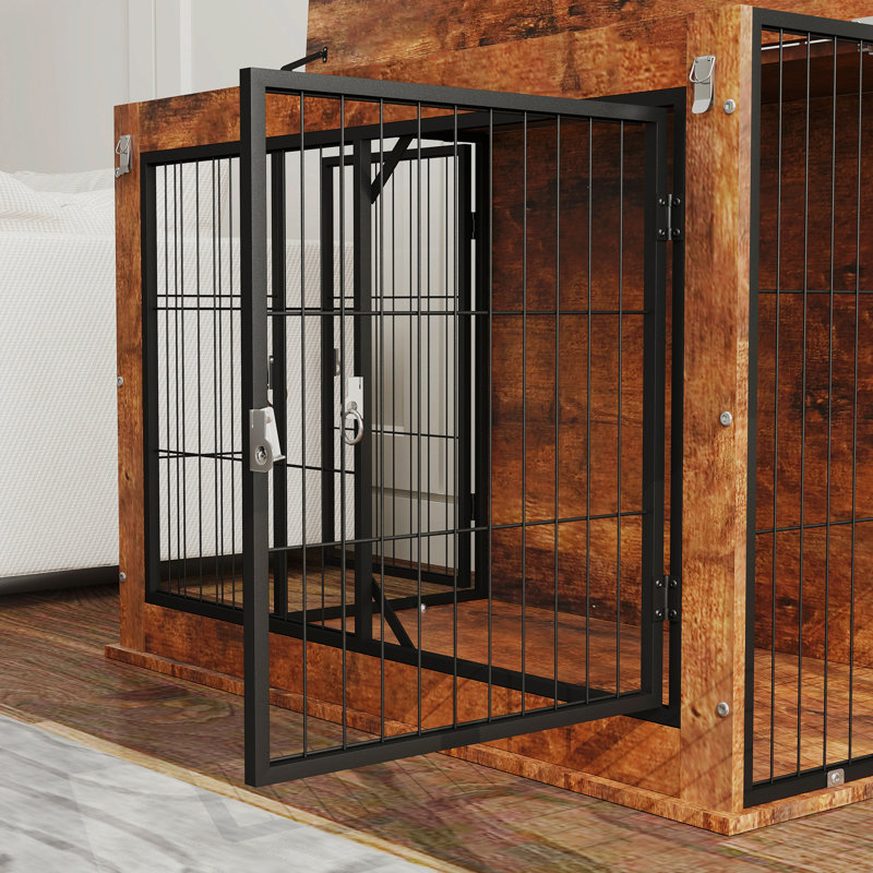 Furniture Style Crate with 2 Doors, 65.50cm H x 98cm W x 60cm D