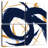 Navy With Gold Strokes II