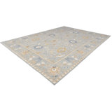 Oushak Collection, Transitional One-of-a-Kind Rectangle 9'10" X 13'9" Hand Knotted Area Rug