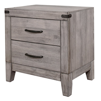 Table de chevet 2 tiroirs Hooksett
