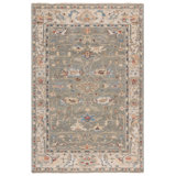 Samarkand 144 Area Rug In Grey / Ivory