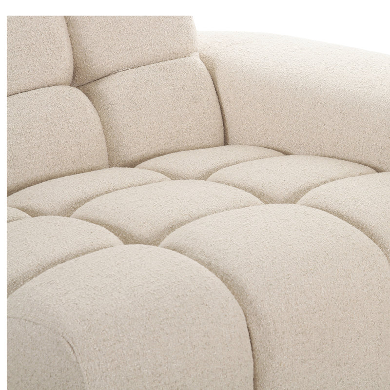 Roman L-Shaped Sectional, Oat Basketweave