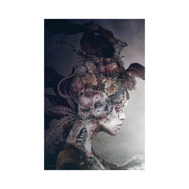 Broken Queen by Riza Peker - Wrapped Canvas Print, 20.32 cm H x 30.48 cm W